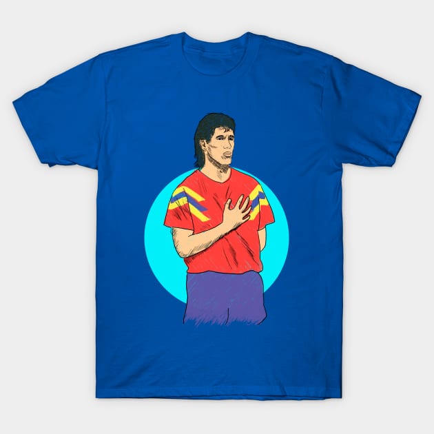 Andres Escobar T-Shirt by juanc_marinn